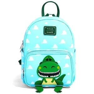 Loungefly Disney Pixar Toy Story Rex Mini Backpack‎ with roar sound Exclusive